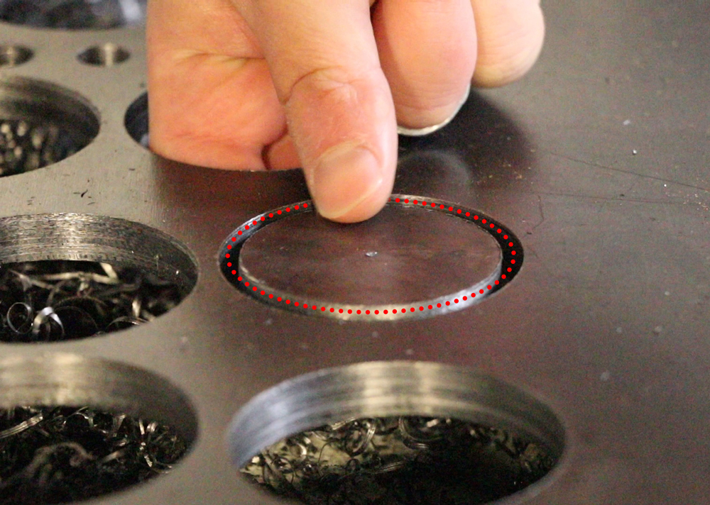 IT CUTS AWAY THE EDGE